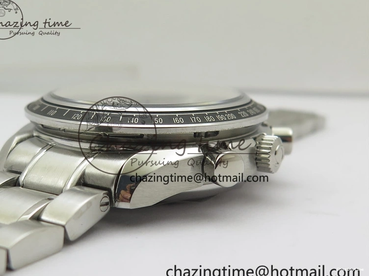 0207 Elegant Speedmaster Racing Master SS HRF 1:1 Best Edition White Dial on SS Bracelet A 7864